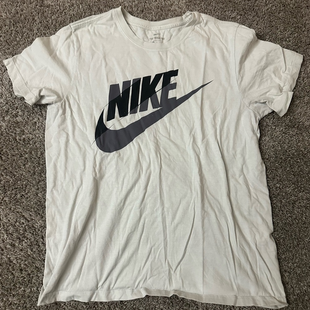 Nike White Men's T-Shirt